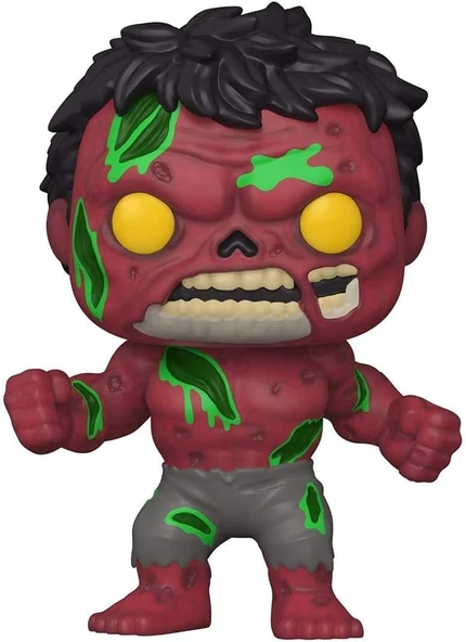 Funko Pop Figür Marvel: Marvel Zombies- Red Hulk ürün görseli 1