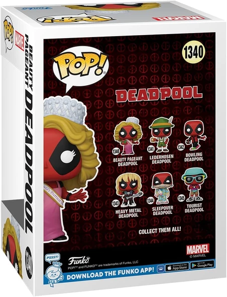 Funko Pop! Marvel: Deadpool - Güzellik Yarışması Deadpool - Resim 3