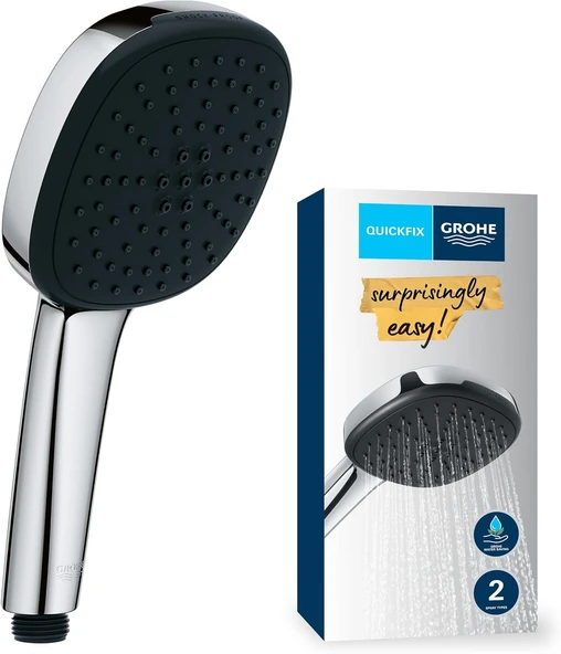 Grohe Vitalio Comfort 110 El Duşu, 2 Akışlı (Yağmur & Jet), Smartswitch, 110Mm Kare Duş Başlığı, Düş ürün görseli 1