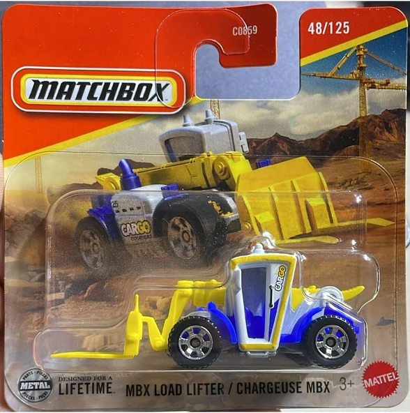 Hot Wheels Matchbox 1:64 Mbx Load Lifter Forklift – Metal Gövde Oyuncak Araba (48/125) ürün görseli 1