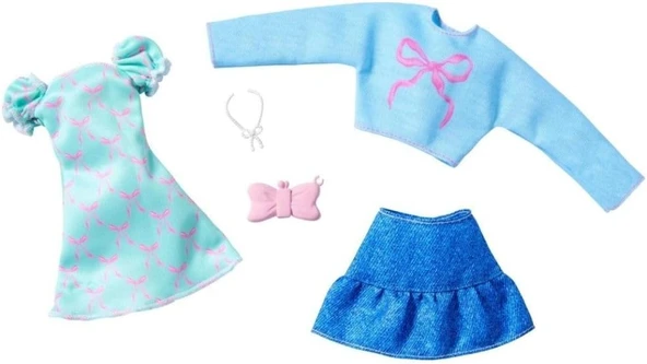 Barbie'Nin Kıyafet Koleksiyonu 2'Li Paketler Gwf04-Hyv05 ürün görseli 1
