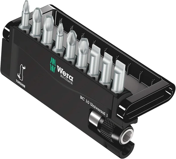 Wera Uç Çeşitleri, Bit-Check, 10 Universal 1, 10 Parça, 05056161001 ürün görseli 1