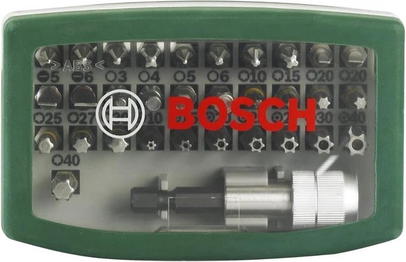 Bosch Uç Seti, Yeşil, 32 Adet - Resim 2