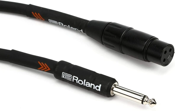 Roland Siyah Serisi Hi-Z Mikrofon Kablosu, 20 Metre ürün görseli 1