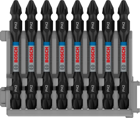 Bosch Professional Accessories 2608522337 Çift-"Impact Ph2 Tornavida Ucu" 8-Parça, 0 W, 0 V ürün görseli 1