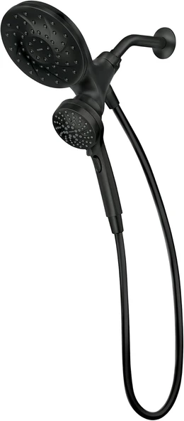 Moen Engage Magnetix Mat Siyah 2.5 Gpm Elde Taşınabilir/Yağmur Duş Başlığı Manyetik Yerleştirme Sist ürün görseli 1