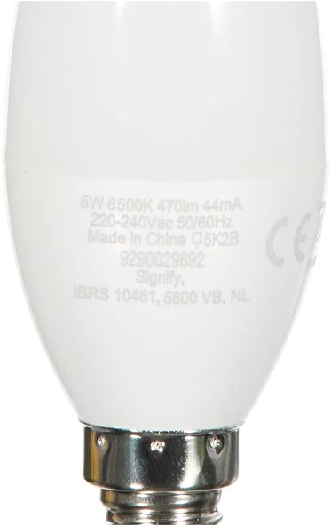 Philips Ledcandle 40W B35 E14 Beyaz Işık 4Lü Paket - Resim 4