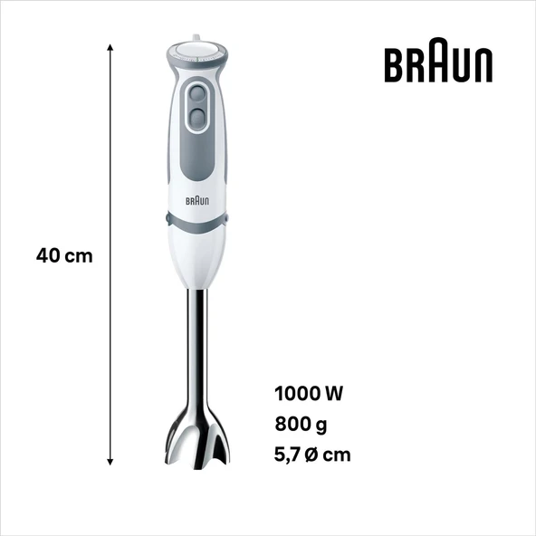Braun Multiquick 5 El Blender Seti Mq5220Wh - Resim 5