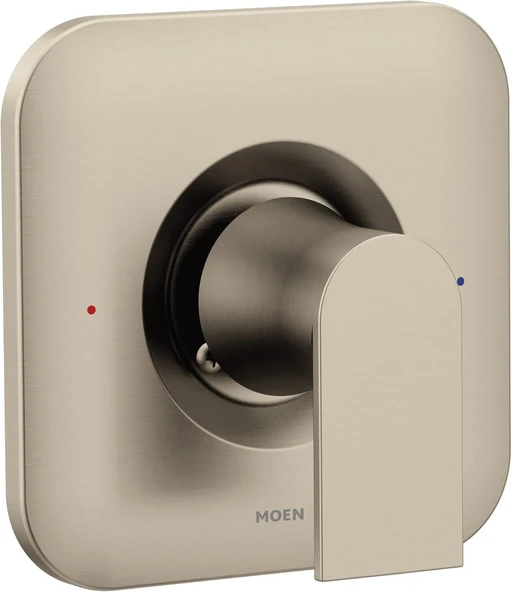 Moen T2471Bn Genta Posi-Temp Pressure-Balancing Modern Valve Trim, Valve Required, Brushed Nickel ürün görseli 1