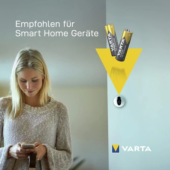 Varta Power On Demand Aaa Fol10X4 Postal - Resim 8