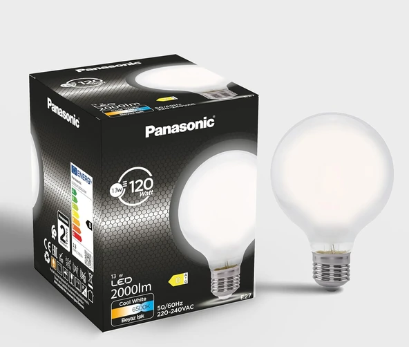 Panasonic Filament Ampul E27 13W 2000Lm 6500K Milky ürün görseli 1