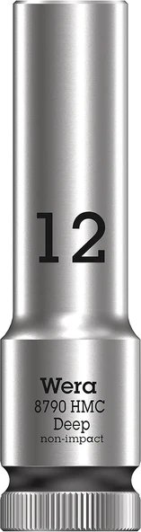 Wera 05004552001 8790 Hmc Derin Lokma Anahtar 1/2 Inç, Siyah, 12,0 Mm ürün görseli 1