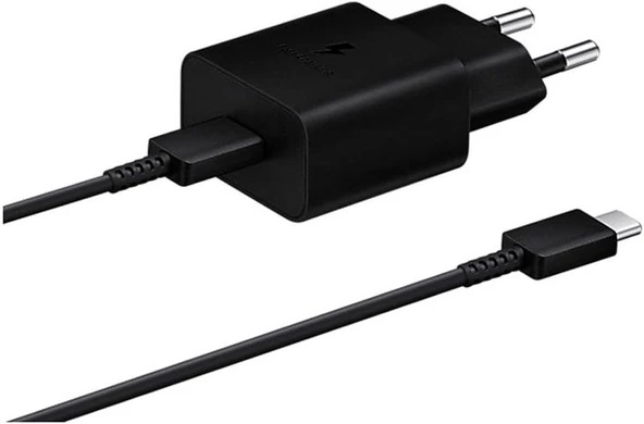 Samsung Hızlı Şarj Adaptörü (Usb Type-C 15 Watt) Ep-T1510 Veri Kablosu Ile ürün görseli 1