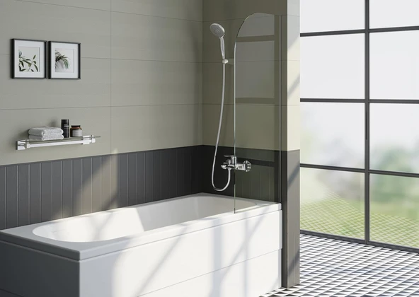 Vitra Cozy A45681 5F El Duşu Takımı, Krom - Resim 3