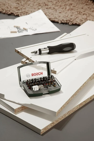 Bosch Uç Seti, Yeşil, 32 Adet - Resim 5