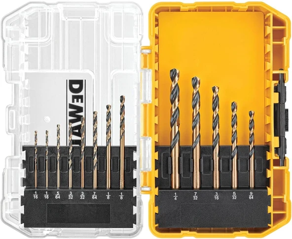 Dewalt Pilot Noktalı Siyah Oksit Matkap Ucu Seti, 13 Parça (Dw1163) ürün görseli 1