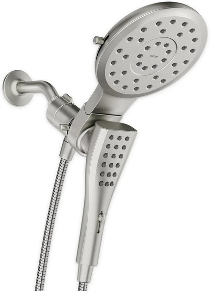 Moen 220C2Srn Verso Rainshower/Handshower Combination With Infiniti Dial And Magnetix Docking, Spot ürün görseli 1