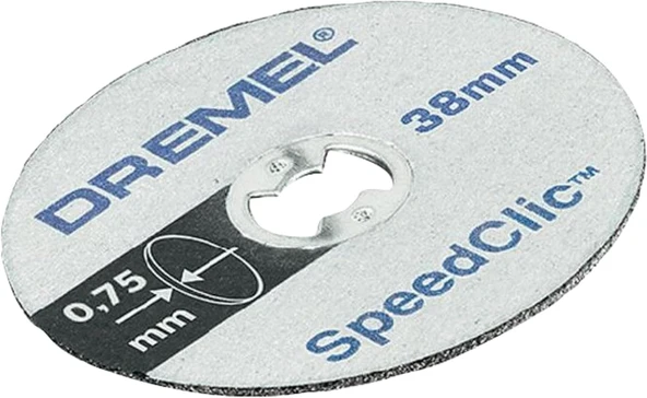 Dremel Sc409 Ez Speedclic: Ekstra İnce Kesme Diski, 38Mm, 5'Li ürün görseli 1