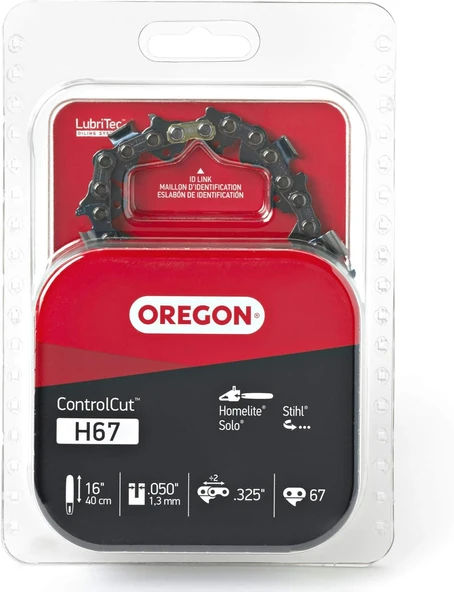 Oregon H67 Controlcut 16 Inç Motorlu Testere Zinciri, Homelite, Stihl, Solo Gri ürün görseli 1