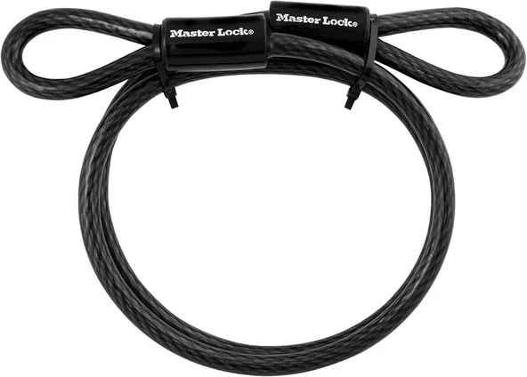 Master Lock 85Dpf Ağır Görev Döngüsü Ucu Kablosu, 4 Ayak Örgülü Çelik, 3/8 Inç Çap, 85Dpf ürün görseli 1