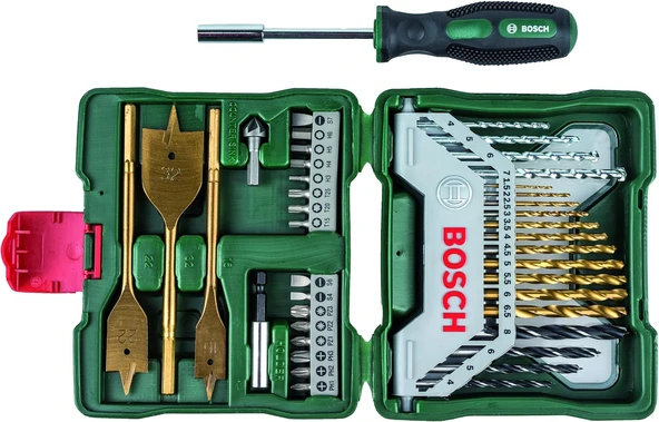 Bosch Professional Accessories - X-Line 40 Parça Titanyum Tornavidalı Karışık Aksesuar Seti, Yüksek ürün görseli 1
