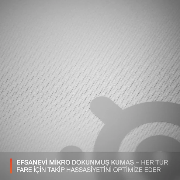 Steelseries Qck Large Gaming Oyuncu Mouse Pad - Beyaz - Resim 3