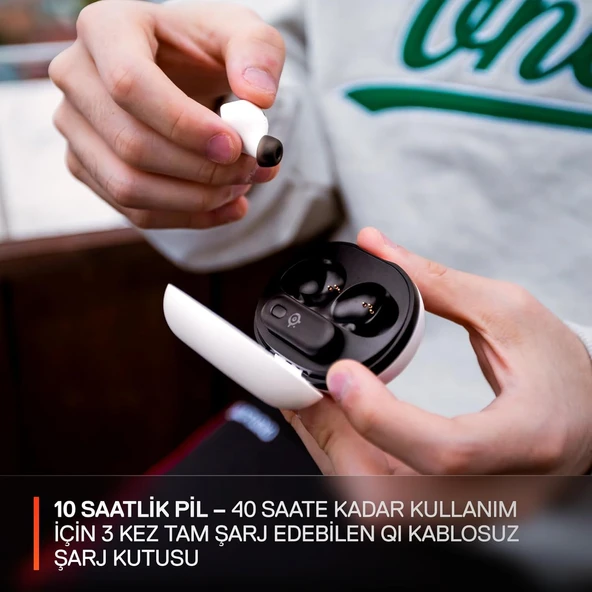 Steelseries Arctis Gamebuds Gaming Earbuds Beyaz - Resim 2