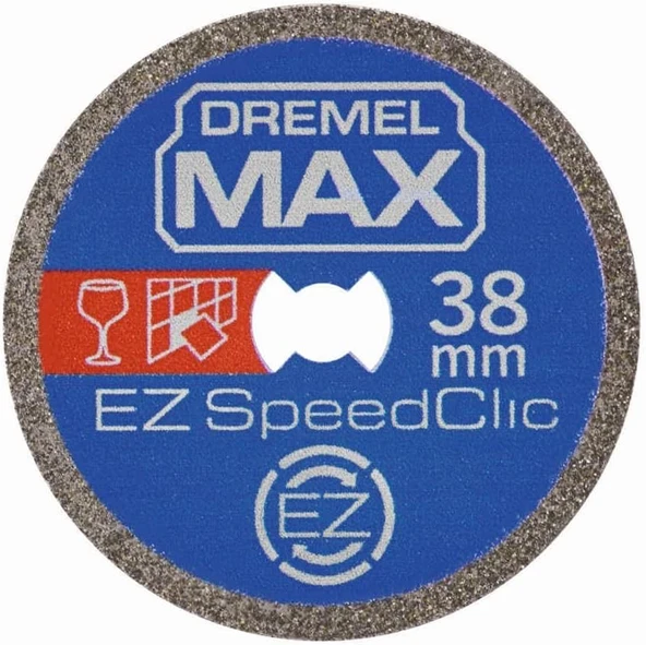 Dremel Sc545Dm Max Ez Speedclic Yüksek Performanslı Elmas Kesme Diski 38 Mm ürün görseli 1
