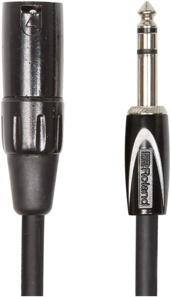 Roland Siyah Serisi Ara Bağlantı Kablosu, 1/4 İnç Trs - Xlr (Erkek), 5-Fit ürün görseli 1