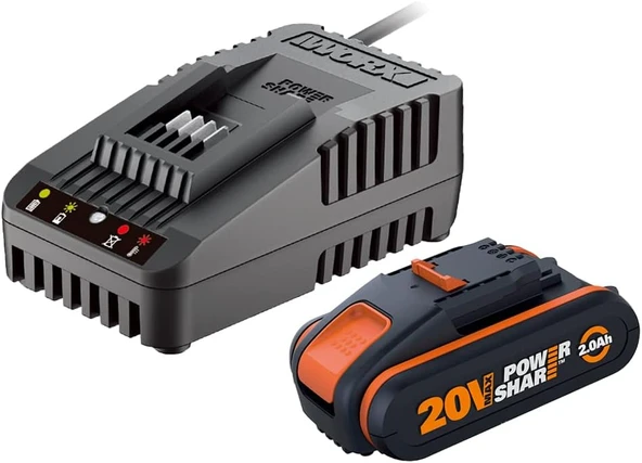 Worx Wa3601 20Volt 2.0Ah. Powershare Li-Ion Akü Ve Akü Şarj Cihazı ürün görseli 1