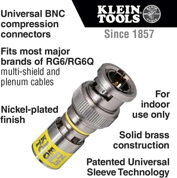 Klein Tools Evrensel Kompresyon Fişi, Vdv813-607 - Resim 2