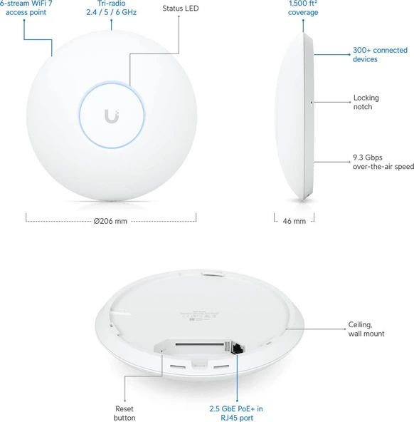 Ubiquiti U7-Pro - Resim 6