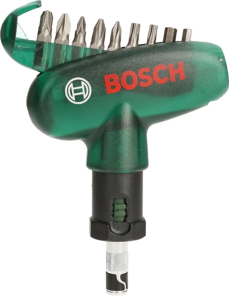 Bosch Professional Accessories Diy Circirli Tornavida Ve 9 Vidalama Ucu, Gri ürün görseli 1