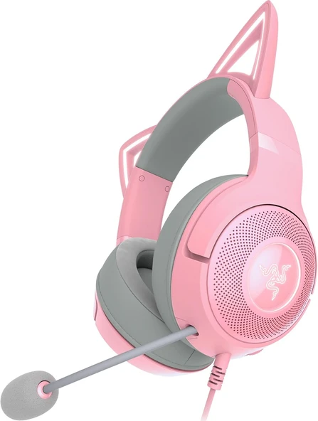 Razer Kraken Kitty V2 - Kablolu Rgb Kulaklık Kedi Kulaklı (Reaktif Akış Aydınlatması, Razer Hypercle ürün görseli 1