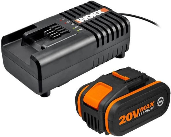 Worx Wa3604 20Volt 4.0Ah Powershare Li-Ion Akü Ve Akü Şarj Cihazı ürün görseli 1