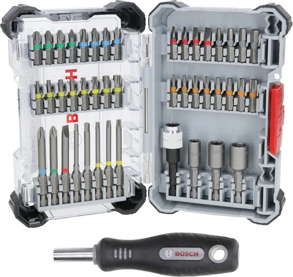 Bosch 2607017692 44+1 Parça Profesyonel Vidalama Ucu Seti ürün görseli 1