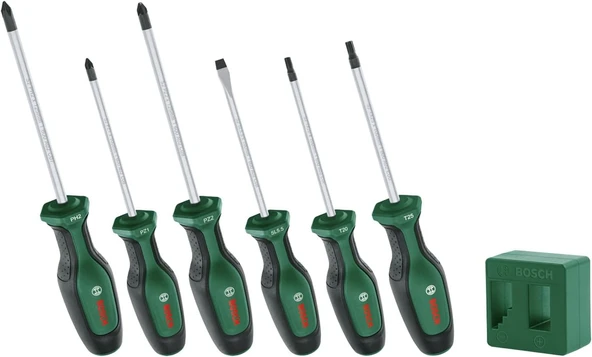 Bosch Home And Garden Tornavida Seti 6 Parça Premium ürün görseli 1