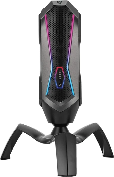 Vertux Oyuncu Mikrofonu Touch Kontrol Uzaylı Tasarım Led Işıklı Hd Kayıt - Vertux Marshal ürün görseli 1