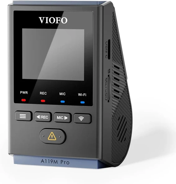 Viofo A119M Pro 4K Hdr Sony Starvis 2 Sensörlü Wi-Fi 6 Gps'Li Araç Kamerası ürün görseli 1