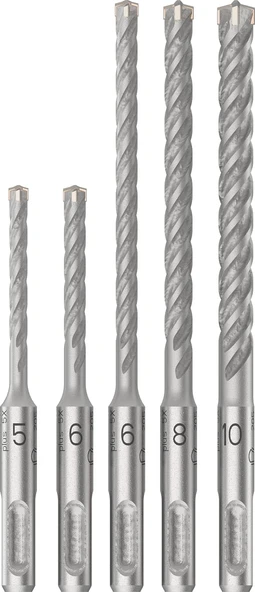 Bosch Professional Accessories Sds Plus-5 X: Set 5 Uds: 5, 6, 6, 8, 10 (5) ürün görseli 1