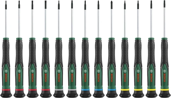Bosch Hassas Tornavida Seti 13 Parça - Resim 3