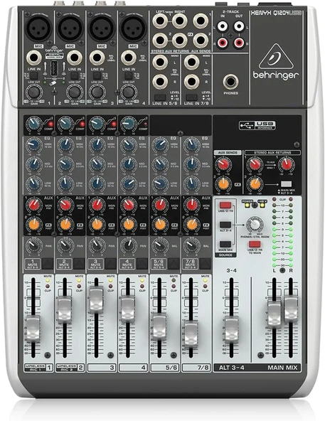 Behringer Q1204Usb 12 Kanal Usb ürün görseli 1
