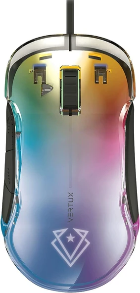 Vertux Phoenix Olağanüstü Performans Profesyonel Lumiflux 12.000Dpi Rgb Kablolu Oyuncu Gaming Mouse ürün görseli 1
