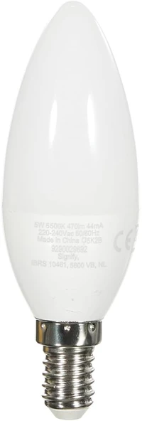 Philips Ledcandle 40W B35 E14 Beyaz Işık 4Lü Paket - Resim 2