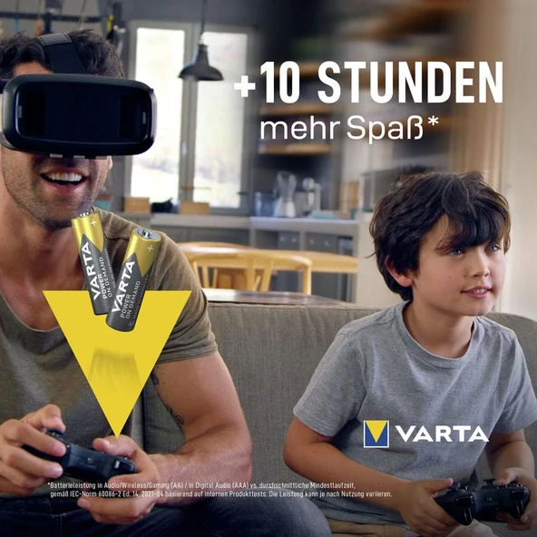 Varta Power On Demand Aaa Fol10X4 Postal - Resim 7