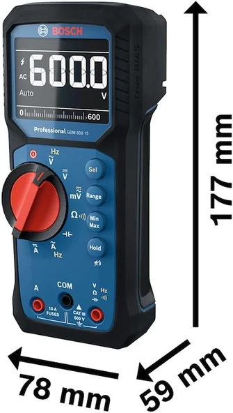 Bosch Dijital Multimetre Gdm 600-15 Professional - Resim 7