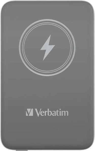 Verbatim Manyetik Power Bank 10000 Mah, Kablosuz Şarj Cihazı 15 W, Usb-C Ile 20 W Pd, Küçük Ve Manye ürün görseli 1