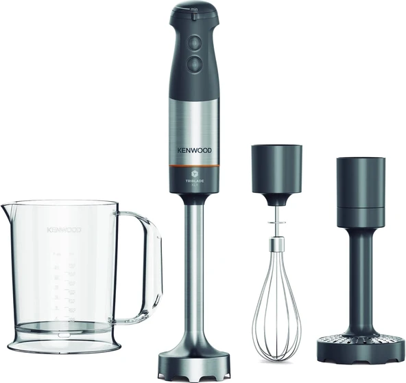 Kenwood Triblade System El Blender Seti Hbm60.007Gy - 1000 Watt Güçlü Motor, Püre Aparatı, Patentli ürün görseli 1