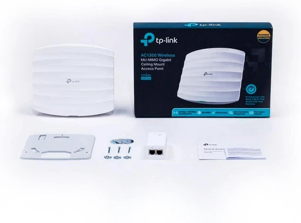 Tp-Link Eap225, Ac1350 Mbps Kablosuz Mu-Mimo Gigabit Tavan Tipi Access Point - Resim 4