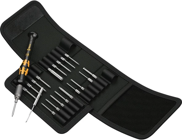 Wera Tornavida Seti Kraftform Kompakt Mikro Esd 1, 21 Parça Uç Seti, Uç Tornavidası, Epa 05135973001 ürün görseli 1